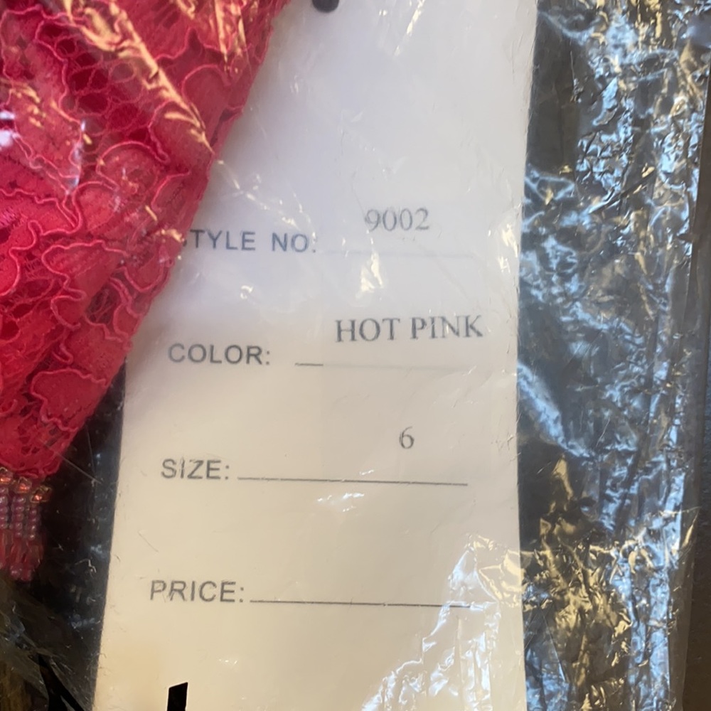 Rachel Allan Pink and Leopard Print Prom Dress - Picture 4 of 6